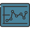 gráfico de linea icon