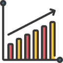 gráfico de crecimiento icon