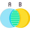 diagrama de venn icon