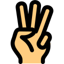 três dedos icon