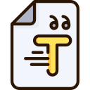 tipografía icon