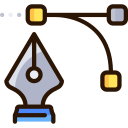 gráfico vectorial icon