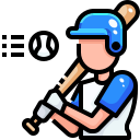 jugador de baseball icon