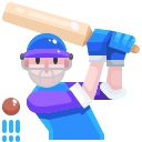 jogador de críquete 
