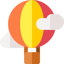 Globo de aire caliente icon