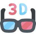 Gafas 3d icon