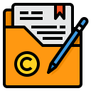 Derechos de autor icon