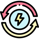 Energía renovable icon