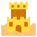 Castillo de arena icon