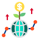 crecimiento del dinero icon