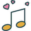 musica romantica icon