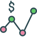 Gráfico de linea icon