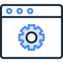 configuración web icon