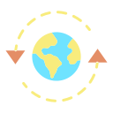 Mapa del mundo icon