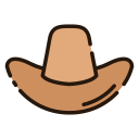 Sombrero de vaquero icon