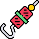 Shish kebab icon