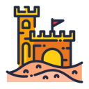 Castillo de arena icon