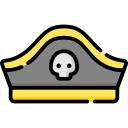 chapéu de pirata 