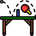 Mesa de ping pong icon