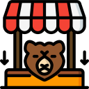 mercado bajista icon