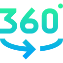 360 grados icon