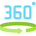 360 grados icon