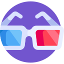 gafas 3d icon