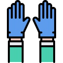 guantes de goma icon