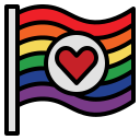 bandera arcoiris icon