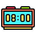 reloj digital icon