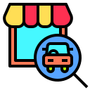 servicio de auto icon