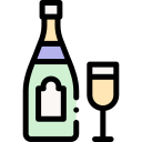 copa de champagne icon