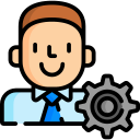 administrator icon vector