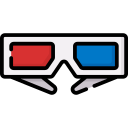 gafas 3d icon