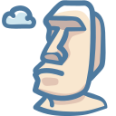 1f5ff, b, moai icon - Download on Iconfinder on Iconfinder