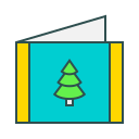 tarjeta de navidad icon