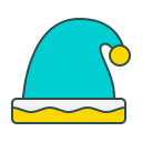 sombrero de santa icon