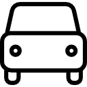 Car front view icon