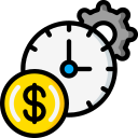 el tiempo es dinero icon