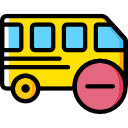 Bus icon Basic Miscellany Yellow