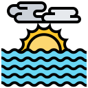 puesta de sol icon