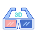 gafas 3d icon