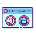 tarjeta de alergia 