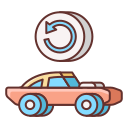 auto de respaldo icon