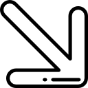 diagonal icon