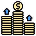 crecimiento del dinero icon