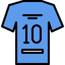 camiseta de fútbol icon