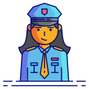 mujer policía icon