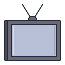 monitor de televisión icon