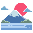 montaña fuji icon